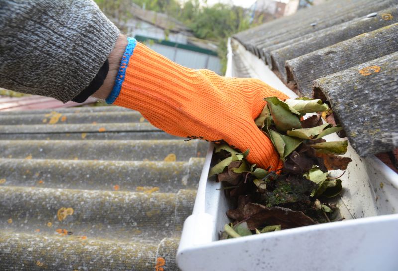 Gutter Leaf Clearing in Bergen County, NJ