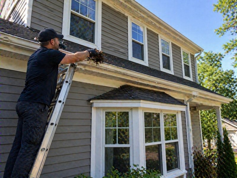 Gutter Pine Needle Removal in Westchester County, NY