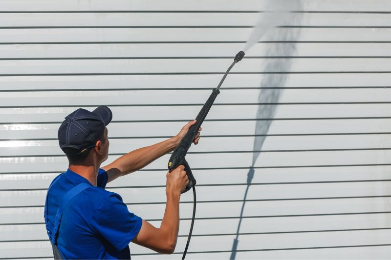 Powerwashing Equipment in Use
