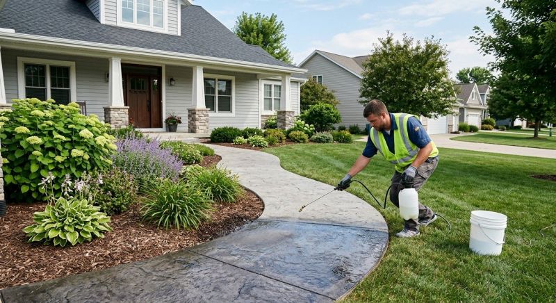 Stamped Concrete Sealing in Bellevue, WA